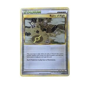 Ruins of Alph Stadium Pokemon Card TCG 76/90 HeartGold SoulSilver HGSS